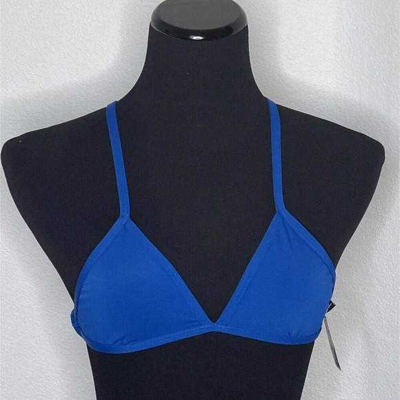 Jolyn Bikini Swim Top Triangle XS Cobalt Blue New with tags‎ - Picture 1 of 5